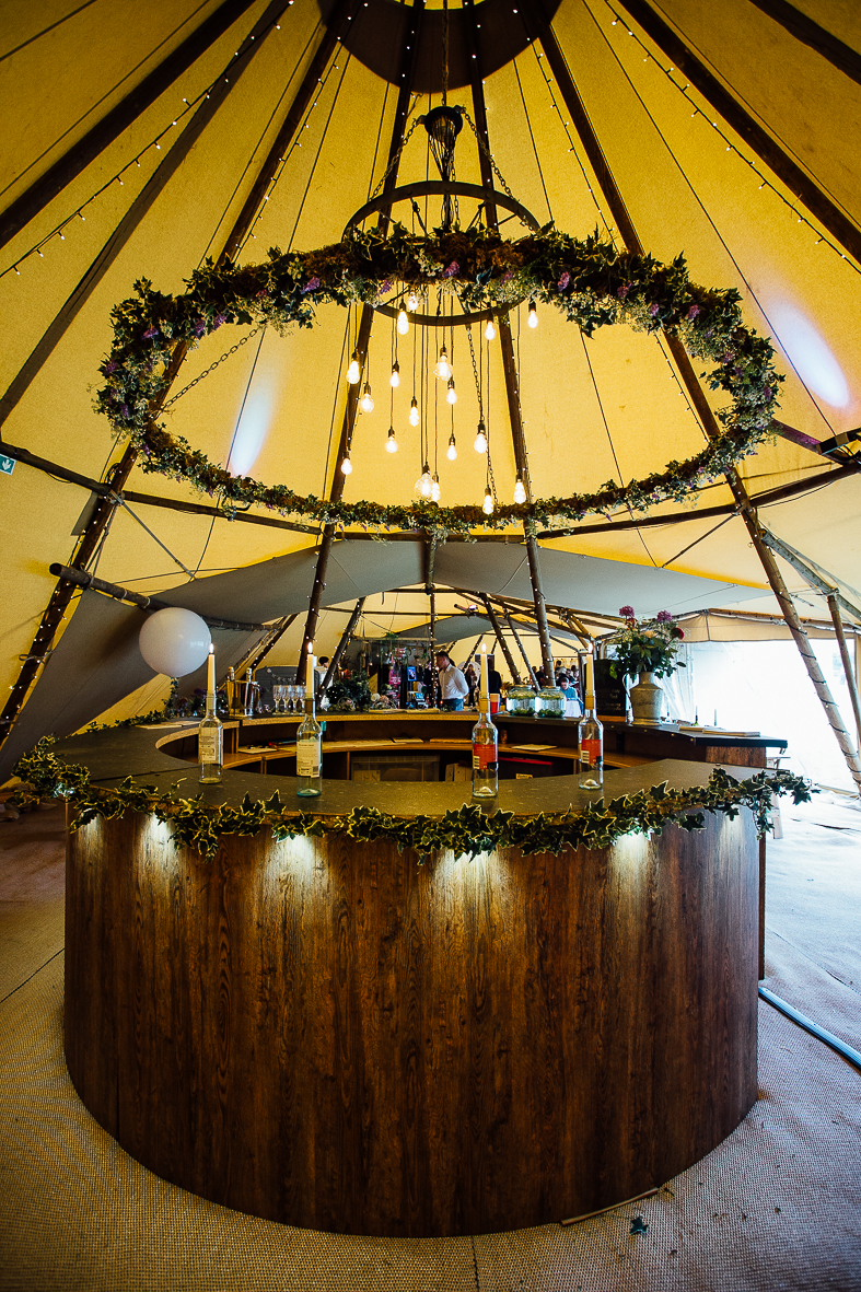 Hanging floral overhead displays
