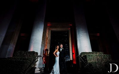 Fall in LOVE with Sarah and Mike’s Festive Black Tie Winter Wedding