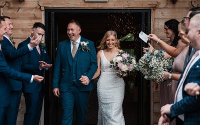 A Navy and Blush Combo You’ll LOVE at Alexandra and Billy’s Wedding