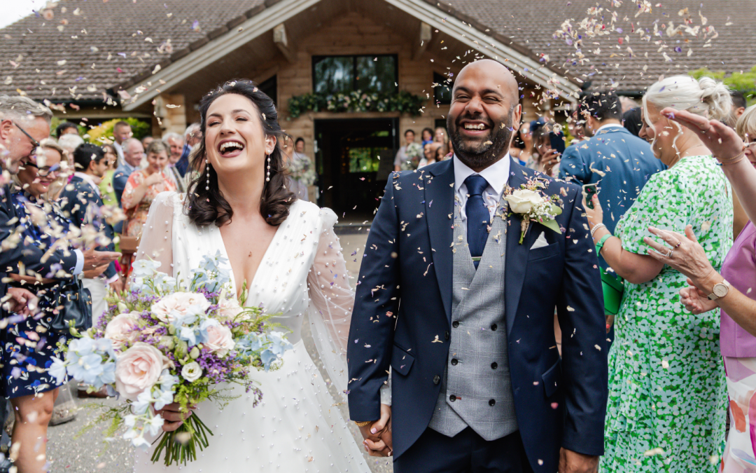 Florals, Fun and of Course Love at Kim & Minesh’s Stylish Summer Wedding